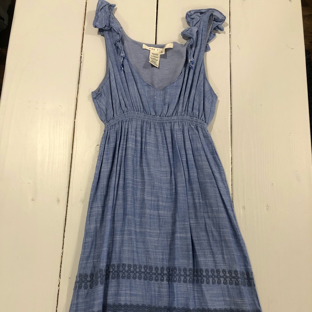 Max Studio blue dress